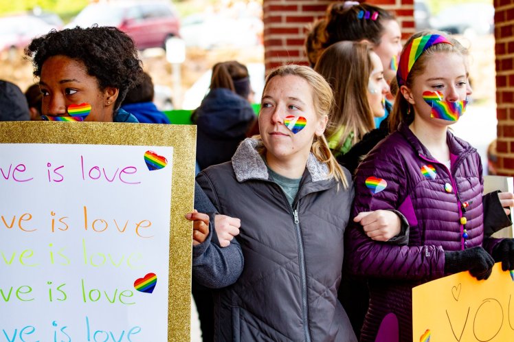 EMU nt wright protest